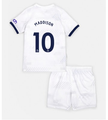 Tottenham Hotspur James Maddison #10 Replica Home Stadium Kit for Kids 2023-24 Short Sleeve (+ pants)